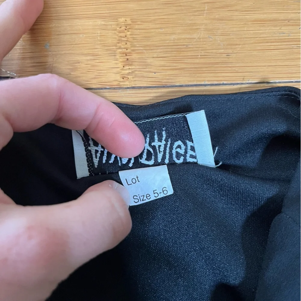 Y2K Vintage Alyn Paige Black Empire Waist Maxi Formal Dress Fairy Whimsigoth - Picture 7 of 12